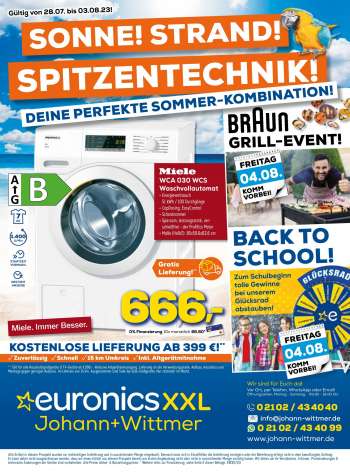 Prospekte Euronics - 28.07.2023 - 3.08.2023.