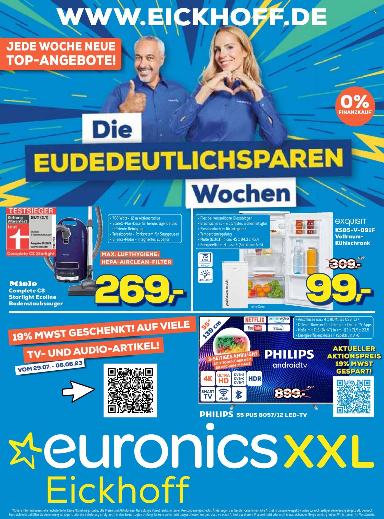 Euronics Prospekte  - 30.07.2023 - 6.08.2023. Seite 1