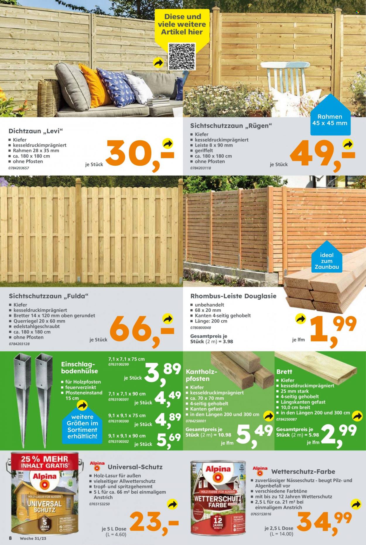 Globus Baumarkt Prospekte  - 31.07.2023 - 5.08.2023. Seite 8