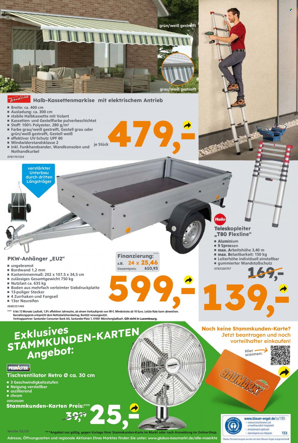 Globus Baumarkt Prospekte  - 31.07.2023 - 5.08.2023. Seite 20