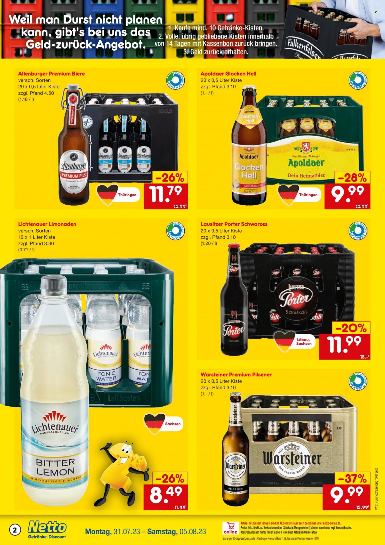 Netto Marken-Discount Prospekte  - 31.07.2023 - 5.08.2023. Seite 2