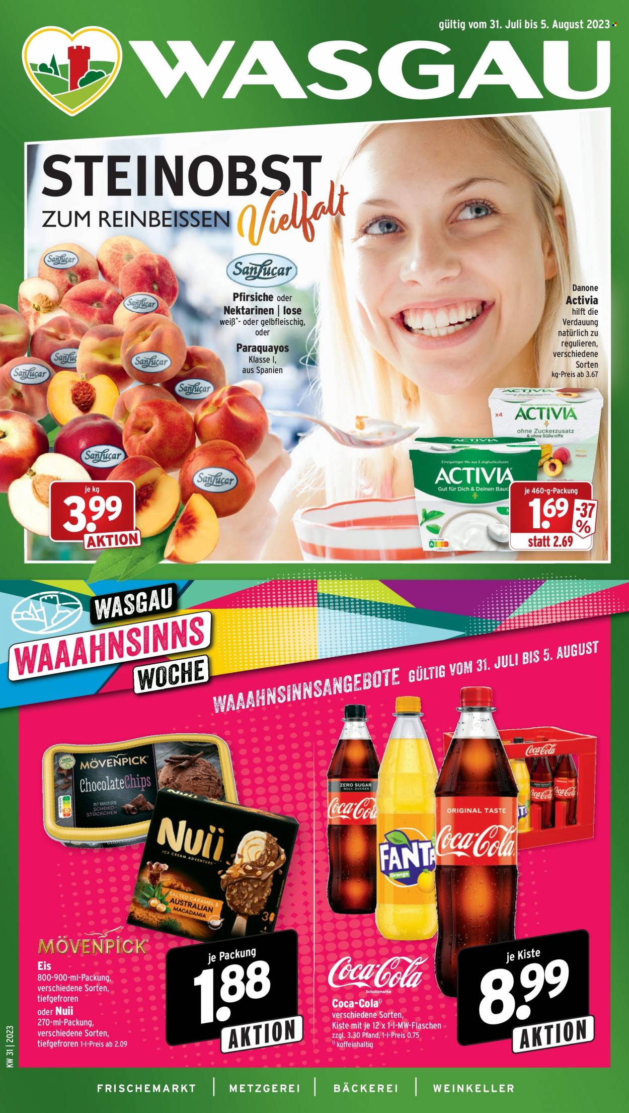 Wasgau Prospekte  - 31.07.2023 - 5.08.2023. Seite 1