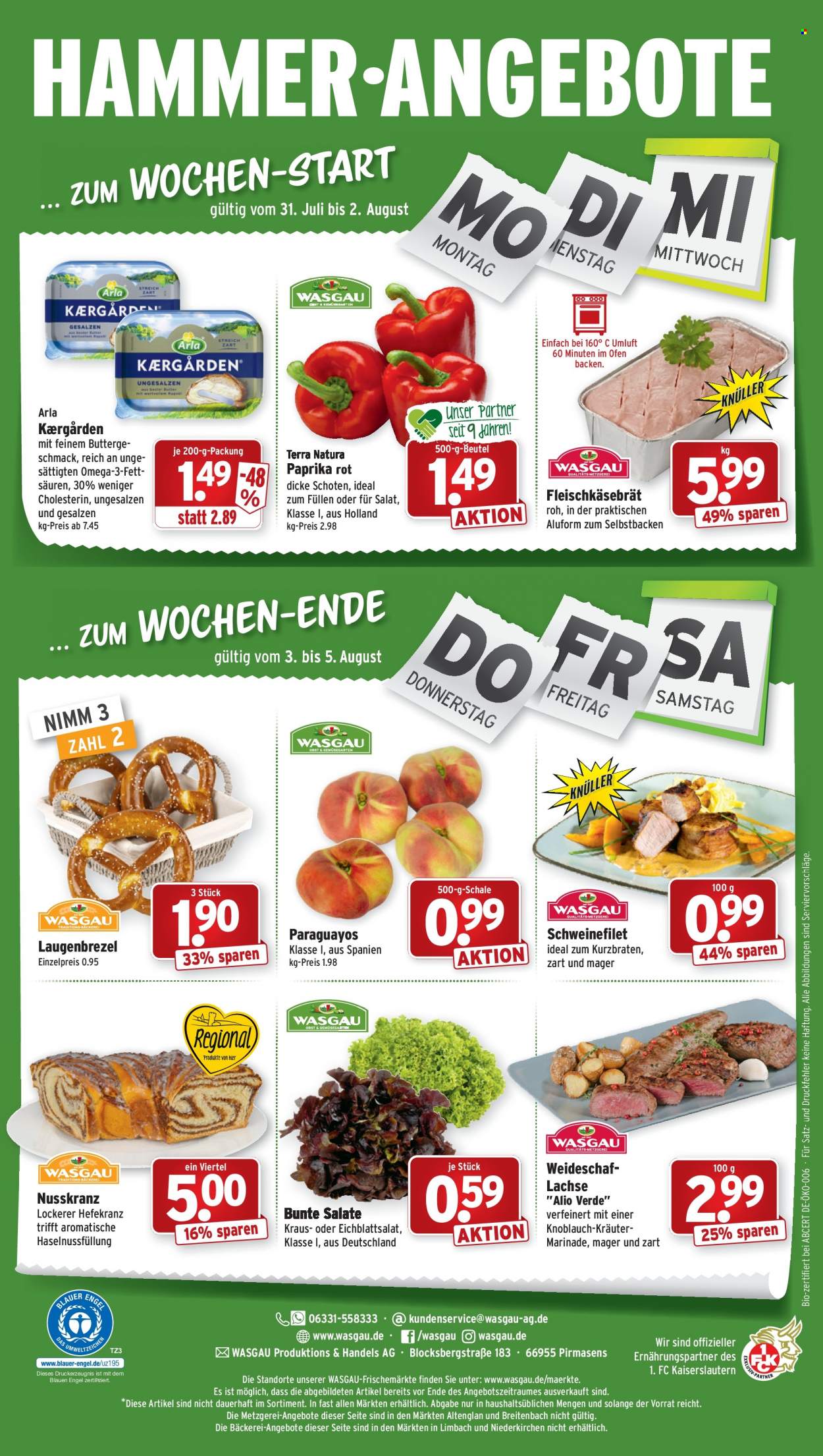 Wasgau Prospekte  - 31.07.2023 - 5.08.2023. Seite 28