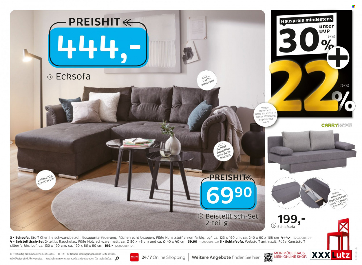 XXXLutz Prospekte  - 30.07.2023 - 13.08.2023. Seite 19