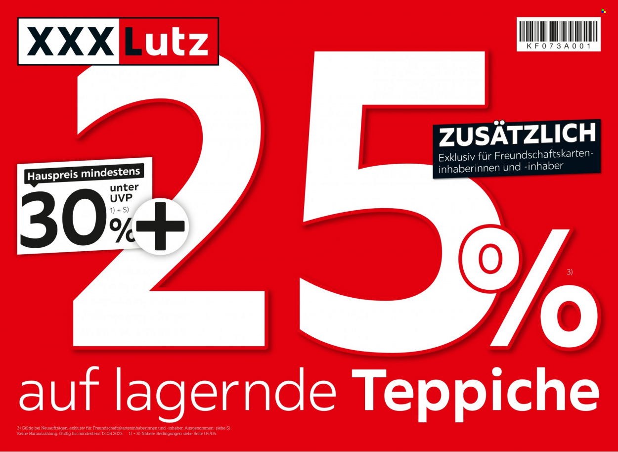 XXXLutz Prospekte  - 30.07.2023 - 13.08.2023. Seite 28
