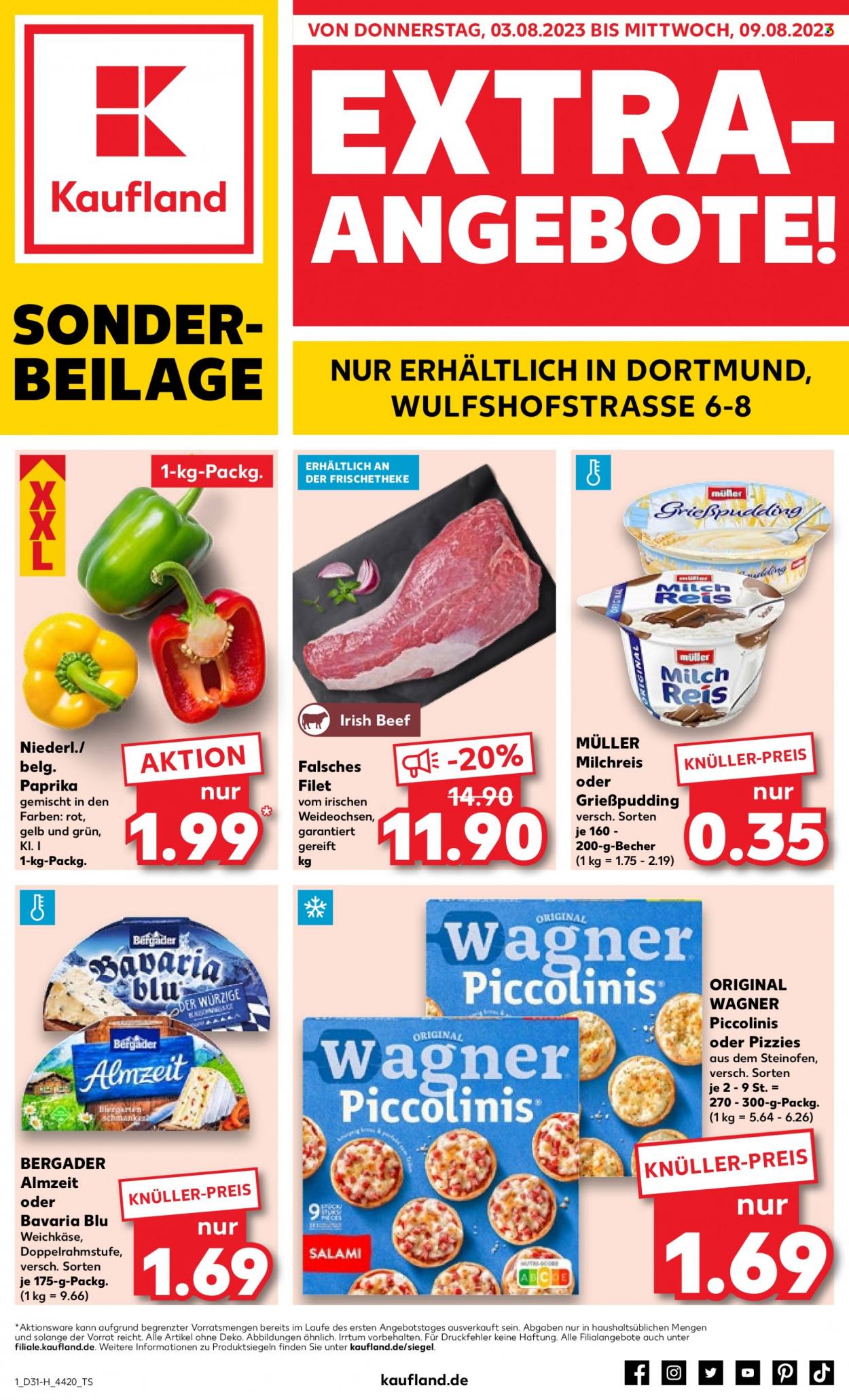 Kaufland Prospekte  - 3.08.2023 - 9.08.2023. Seite 1