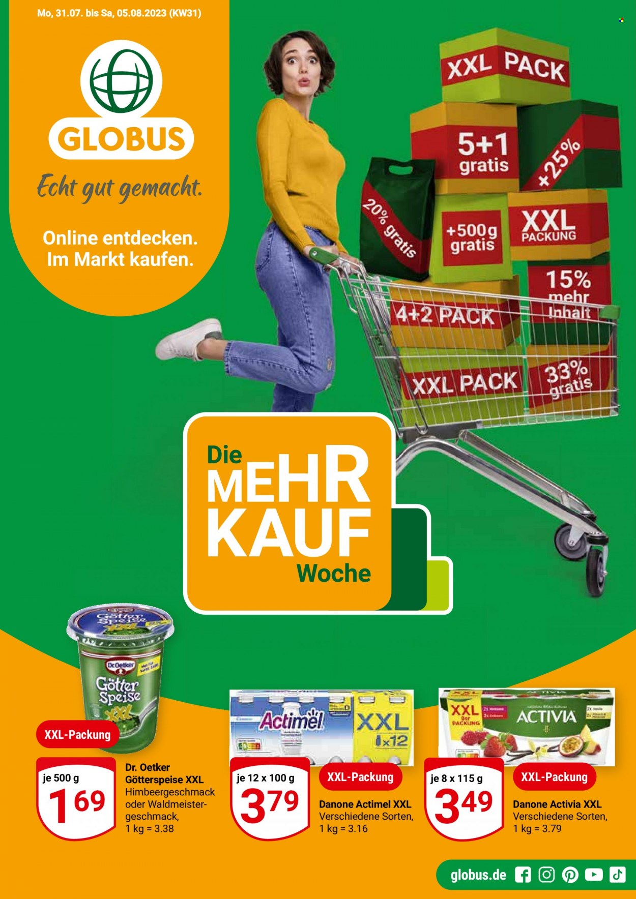 Globus Prospekte  - 31.07.2023 - 5.08.2023. Seite 43