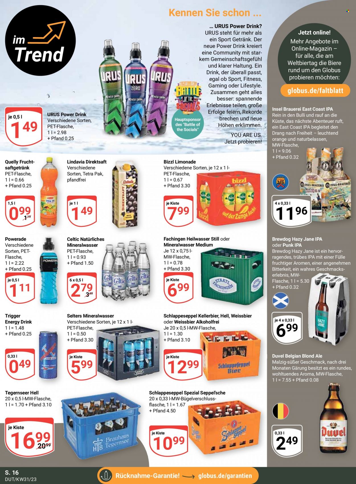Globus Prospekte  - 31.07.2023 - 5.08.2023. Seite 19