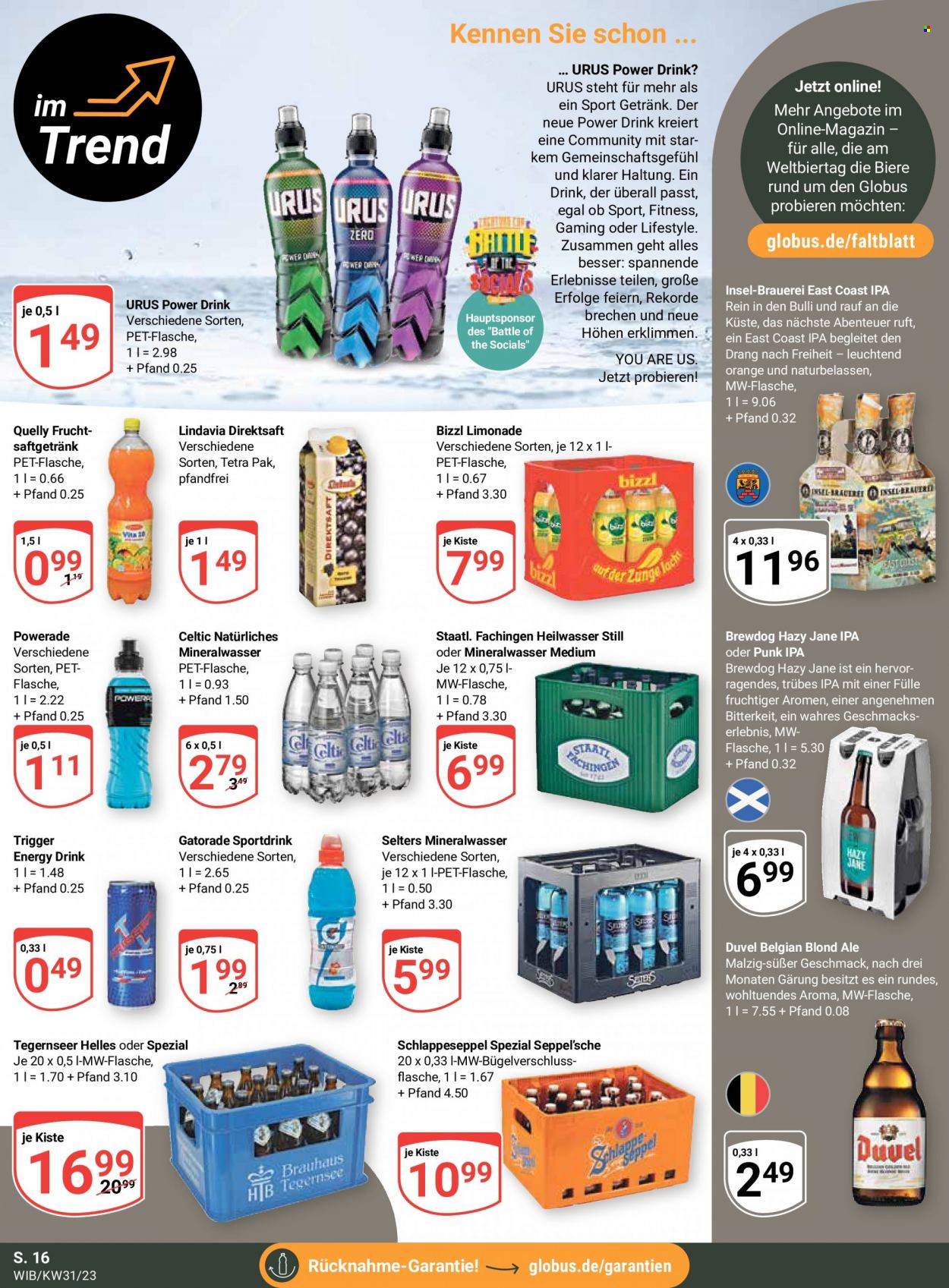Globus Prospekte  - 31.07.2023 - 5.08.2023. Seite 18