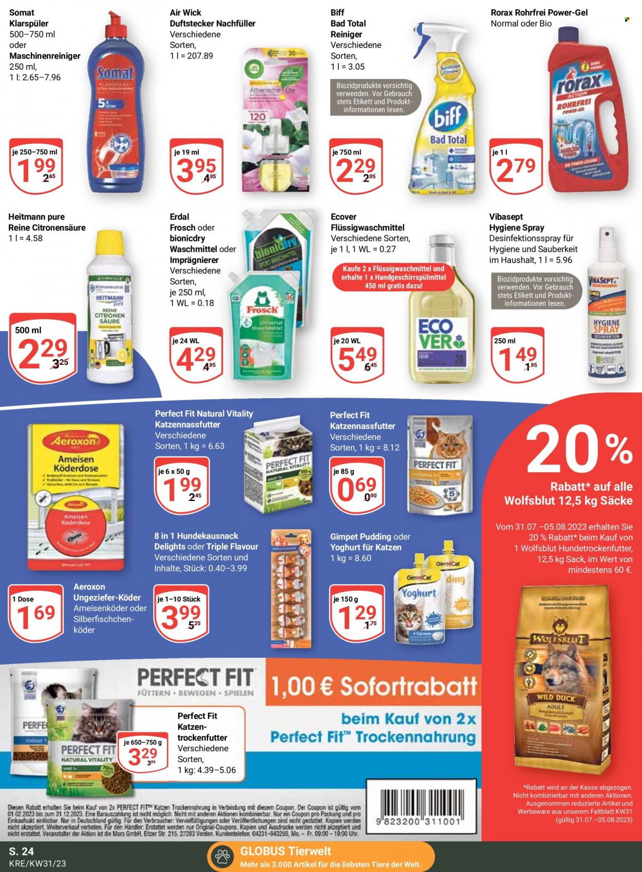 Globus Prospekte  - 31.07.2023 - 5.08.2023. Seite 28