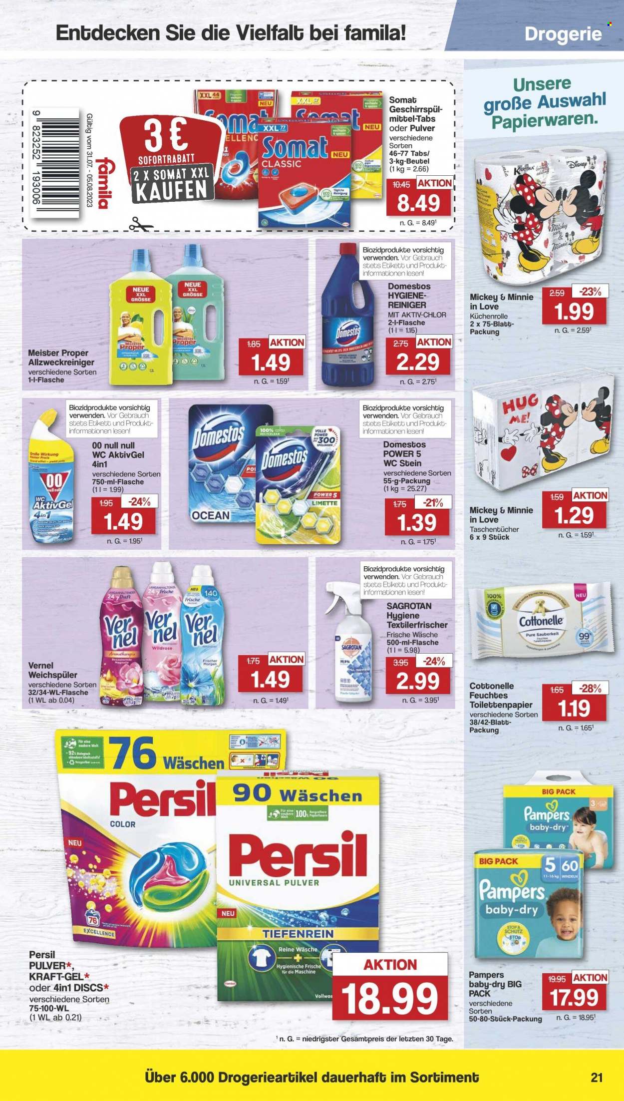 famila Prospekte  - 31.07.2023 - 5.08.2023. Seite 22