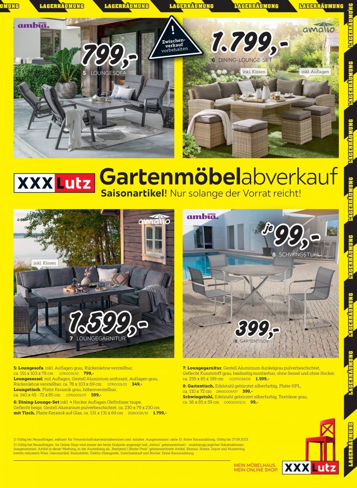 XXXLutz Prospekte  - 31.07.2023 - 27.08.2023. Seite 3