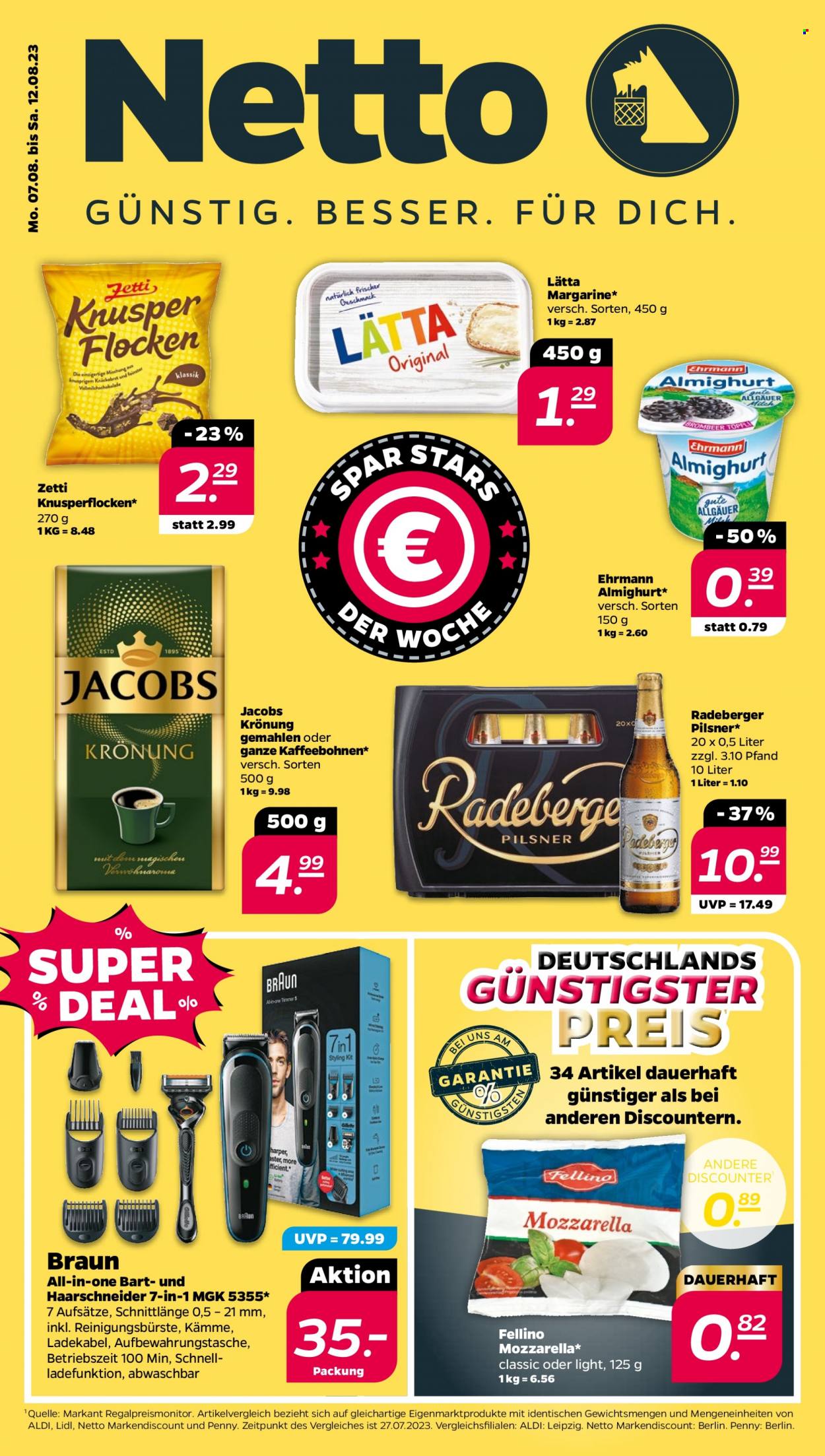 Netto Prospekte  - 7.08.2023 - 12.08.2023. Seite 1