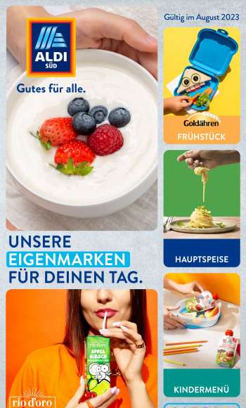 Prospekte ALDI SÜD - 1.08.2023 - 31.08.2023.