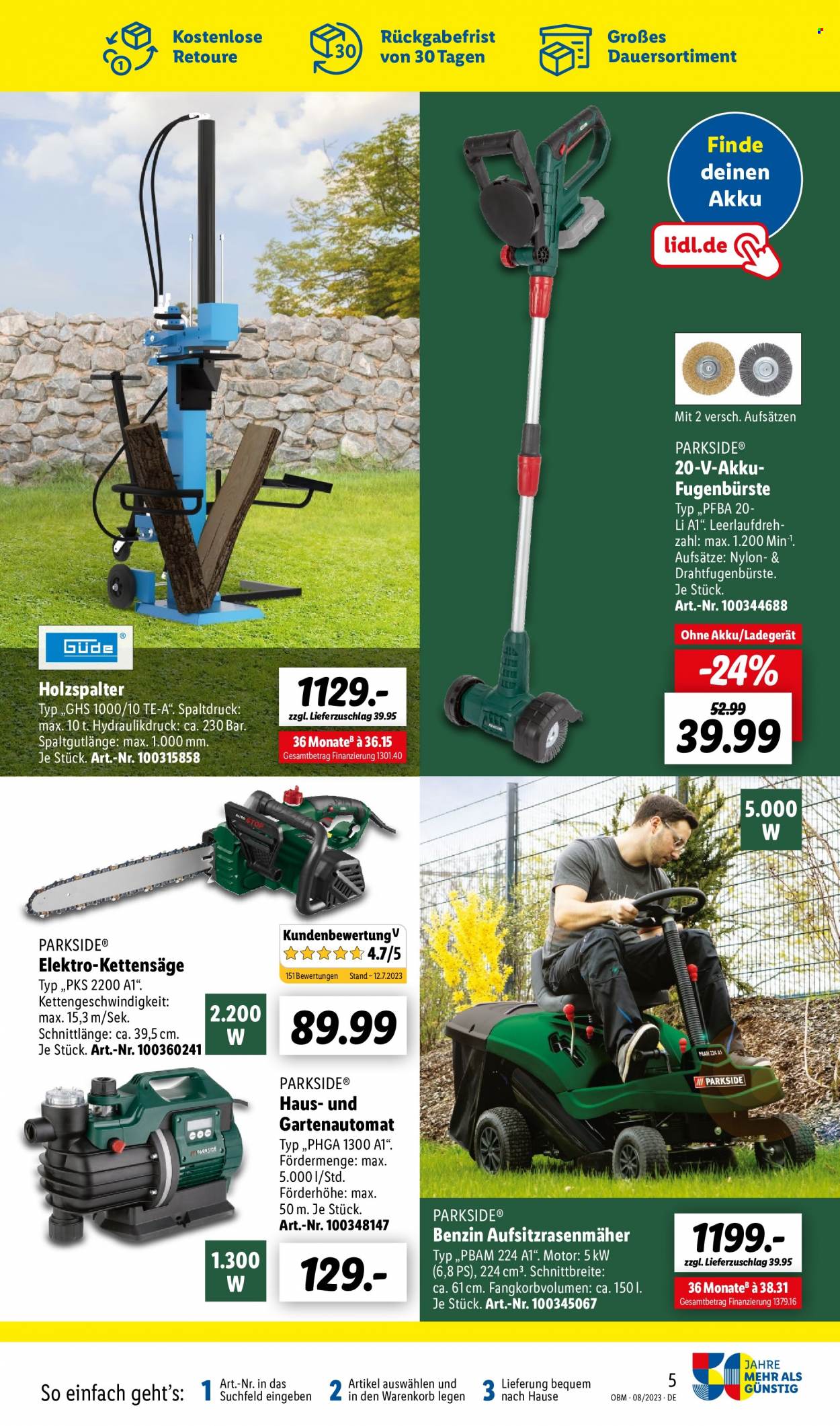 Lidl Prospekte  - 1.08.2023 - 31.08.2023. Seite 5