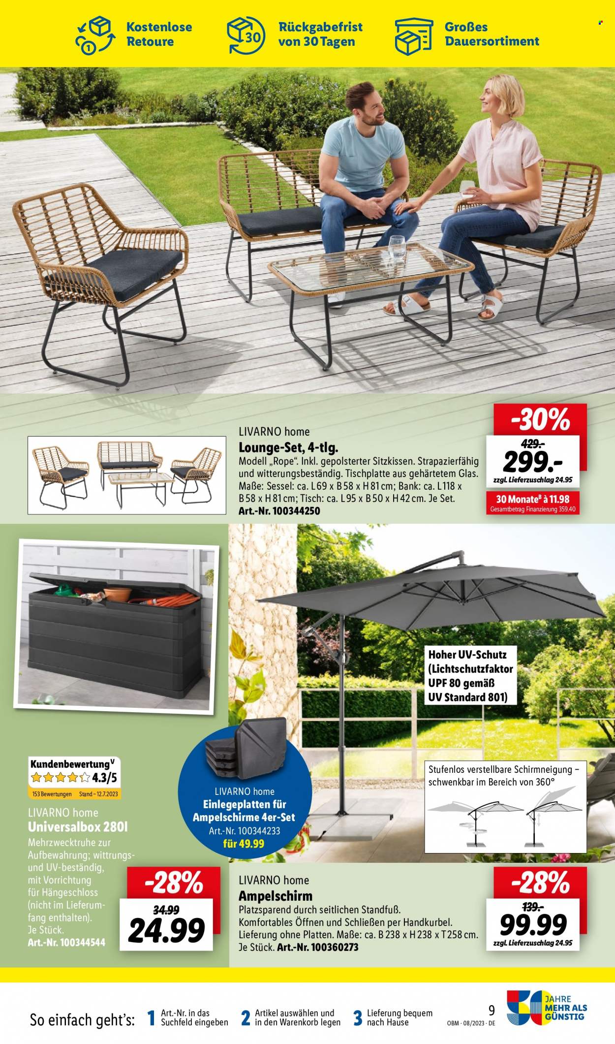 Lidl Prospekte  - 1.08.2023 - 31.08.2023. Seite 9