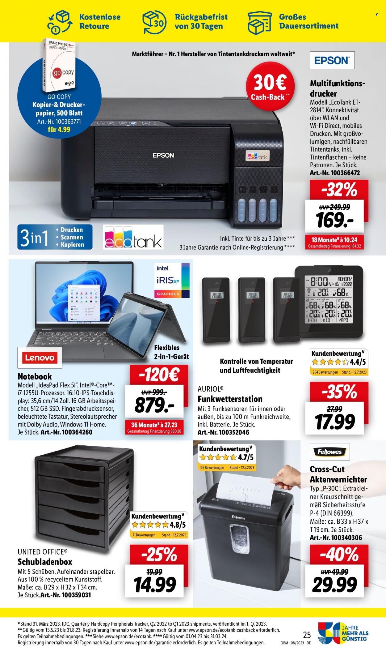 Lidl Prospekte  - 1.08.2023 - 31.08.2023. Seite 25