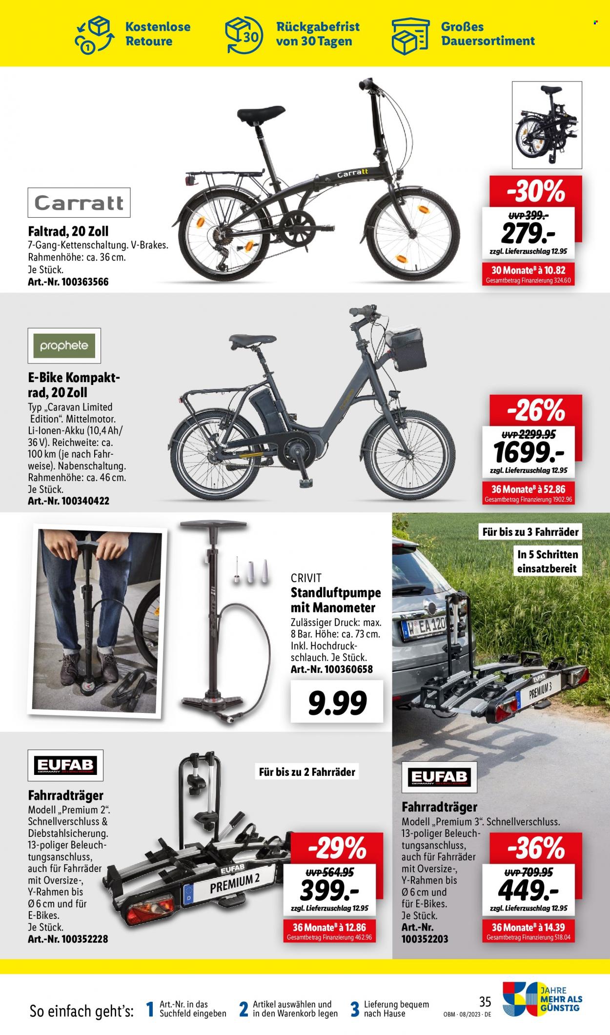 Lidl Prospekte  - 1.08.2023 - 31.08.2023. Seite 35