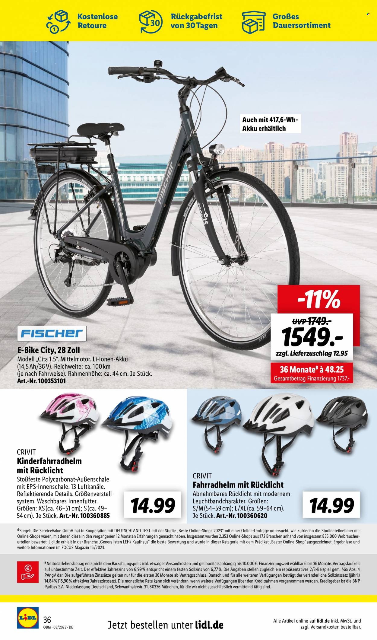 Lidl Prospekte  - 1.08.2023 - 31.08.2023. Seite 36