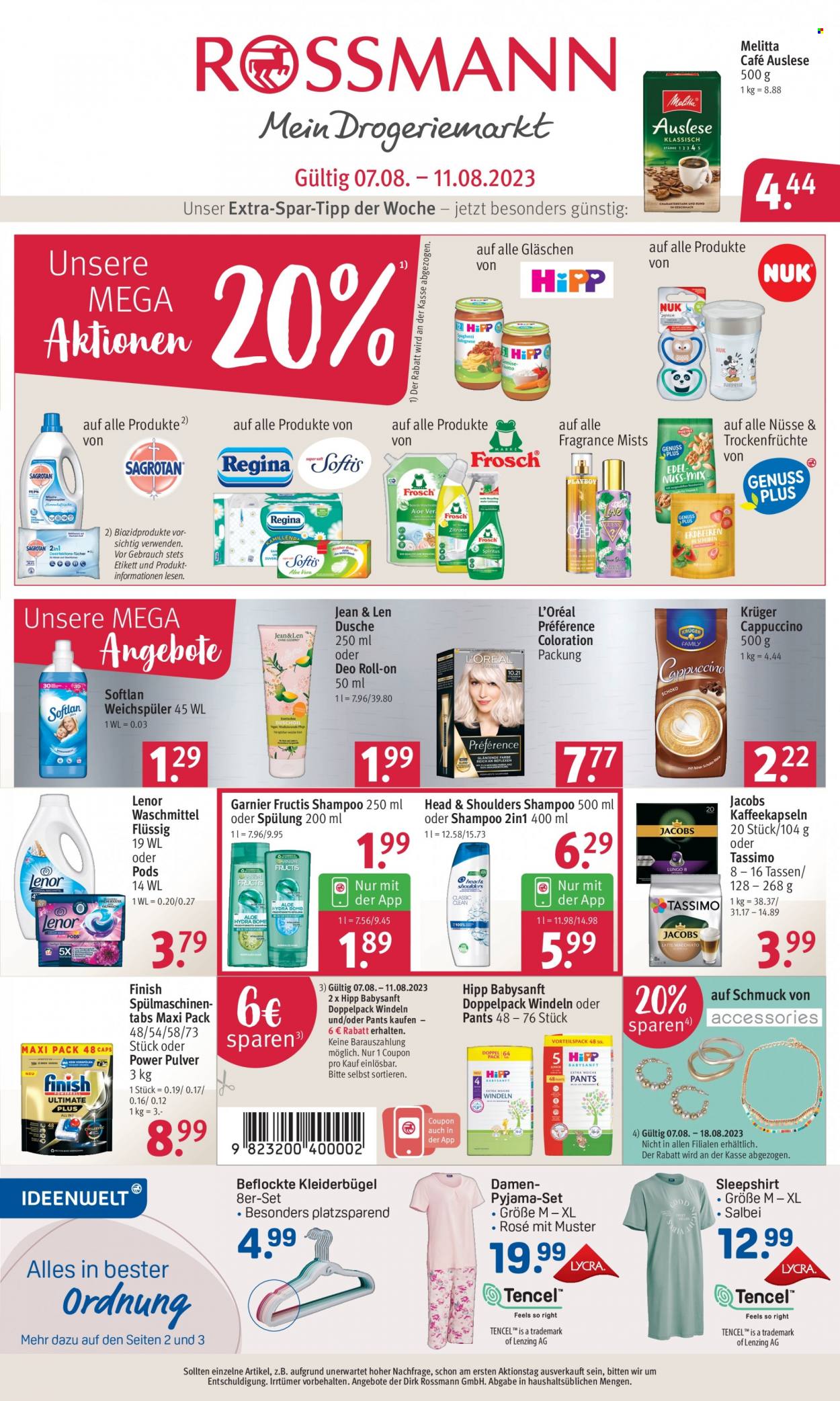 Rossmann Prospekte  - 7.08.2023 - 11.08.2023. Seite 1