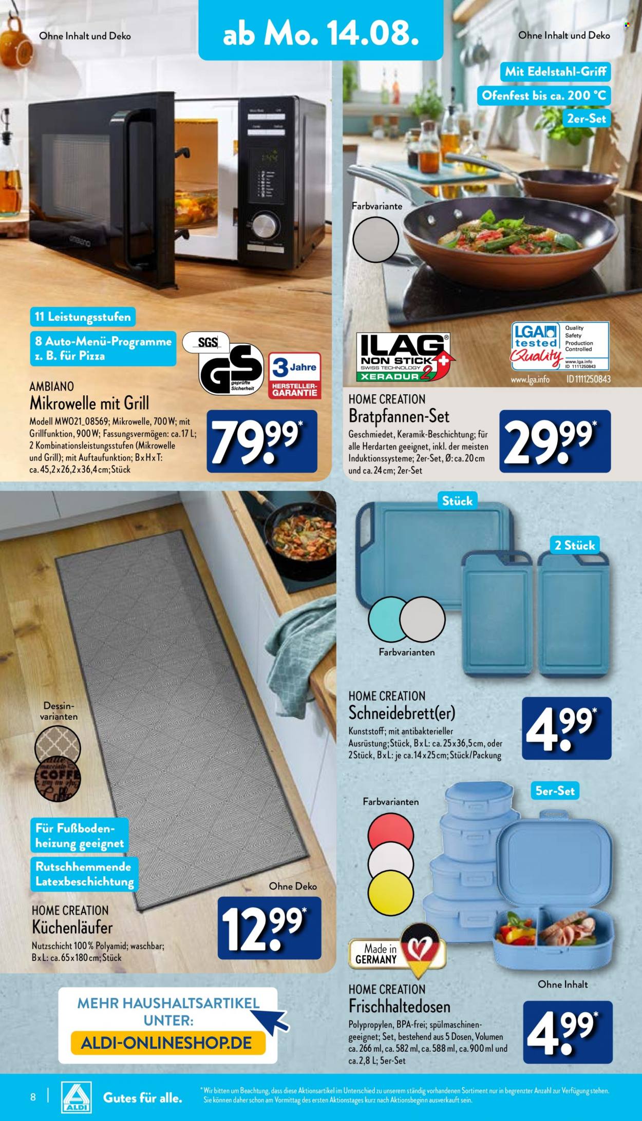 ALDI Nord Prospekte  - 14.08.2023 - 19.08.2023. Seite 8
