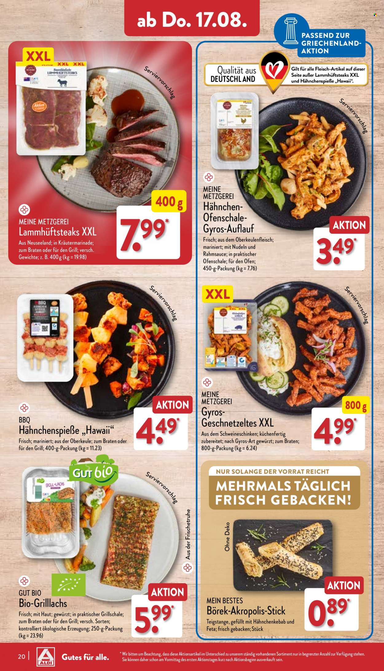ALDI Nord Prospekte  - 14.08.2023 - 19.08.2023. Seite 20