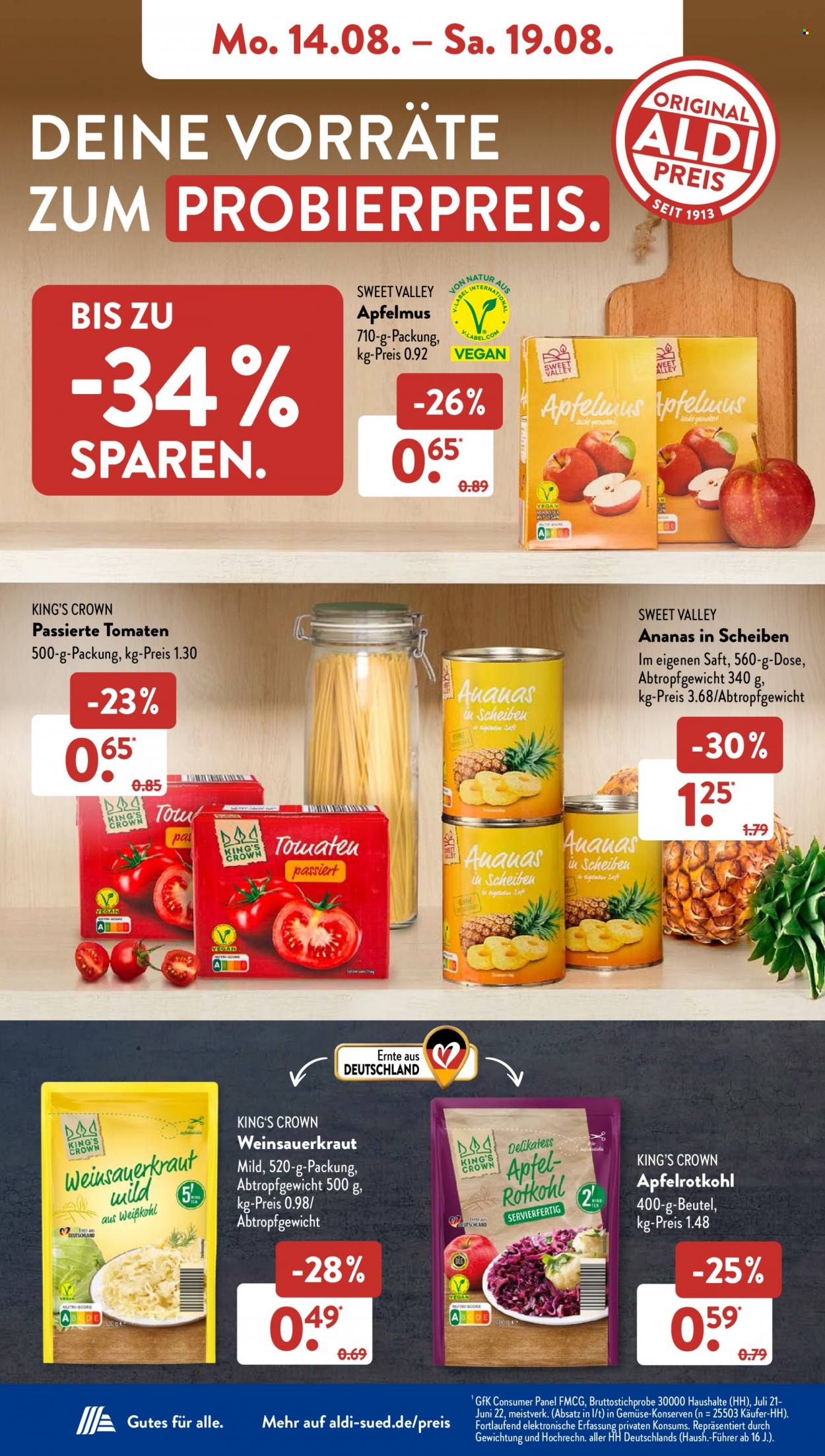 ALDI SÜD Prospekte  - 14.08.2023 - 19.08.2023. Seite 8
