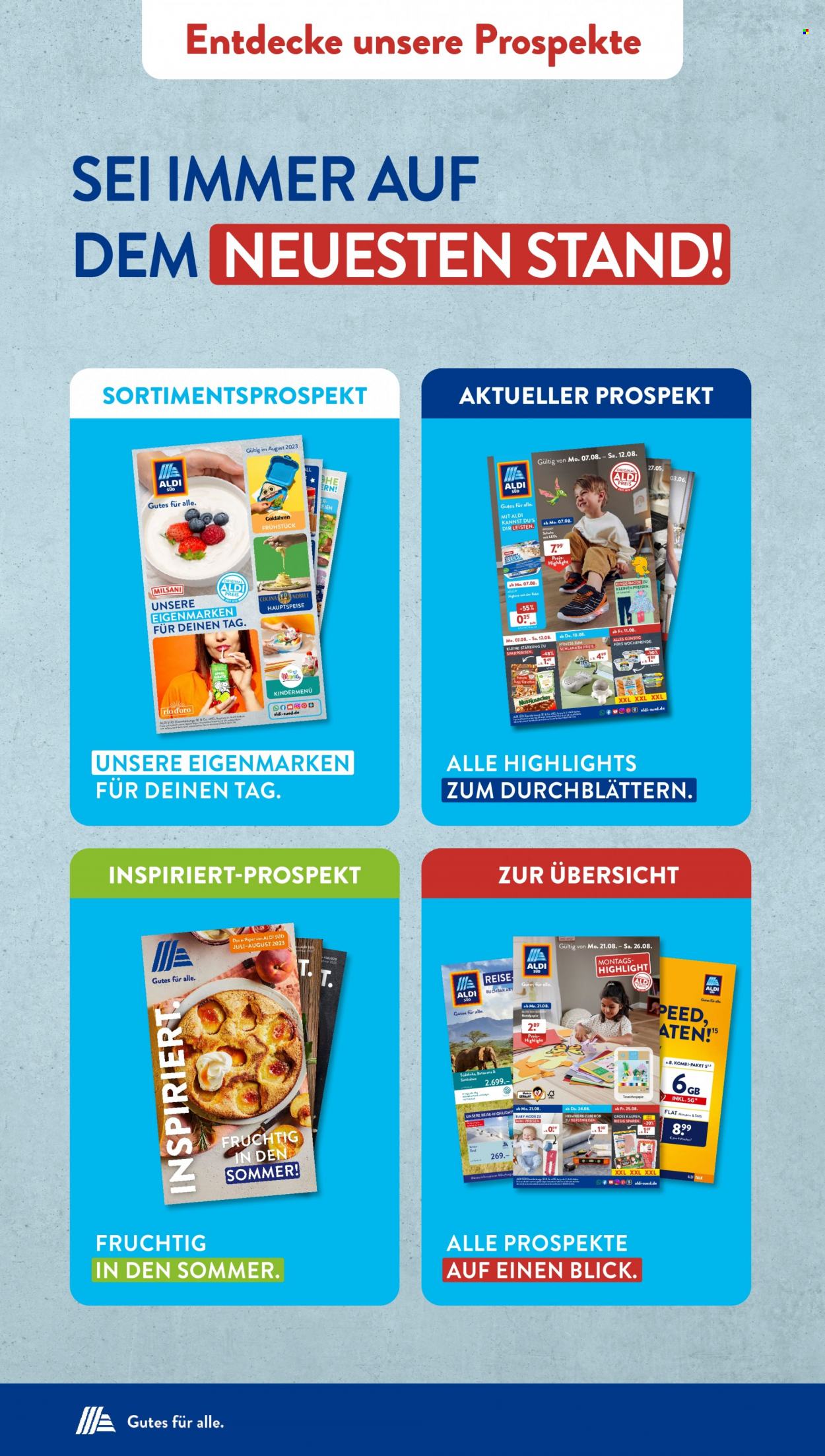 ALDI SÜD Prospekte  - 14.08.2023 - 19.08.2023. Seite 42
