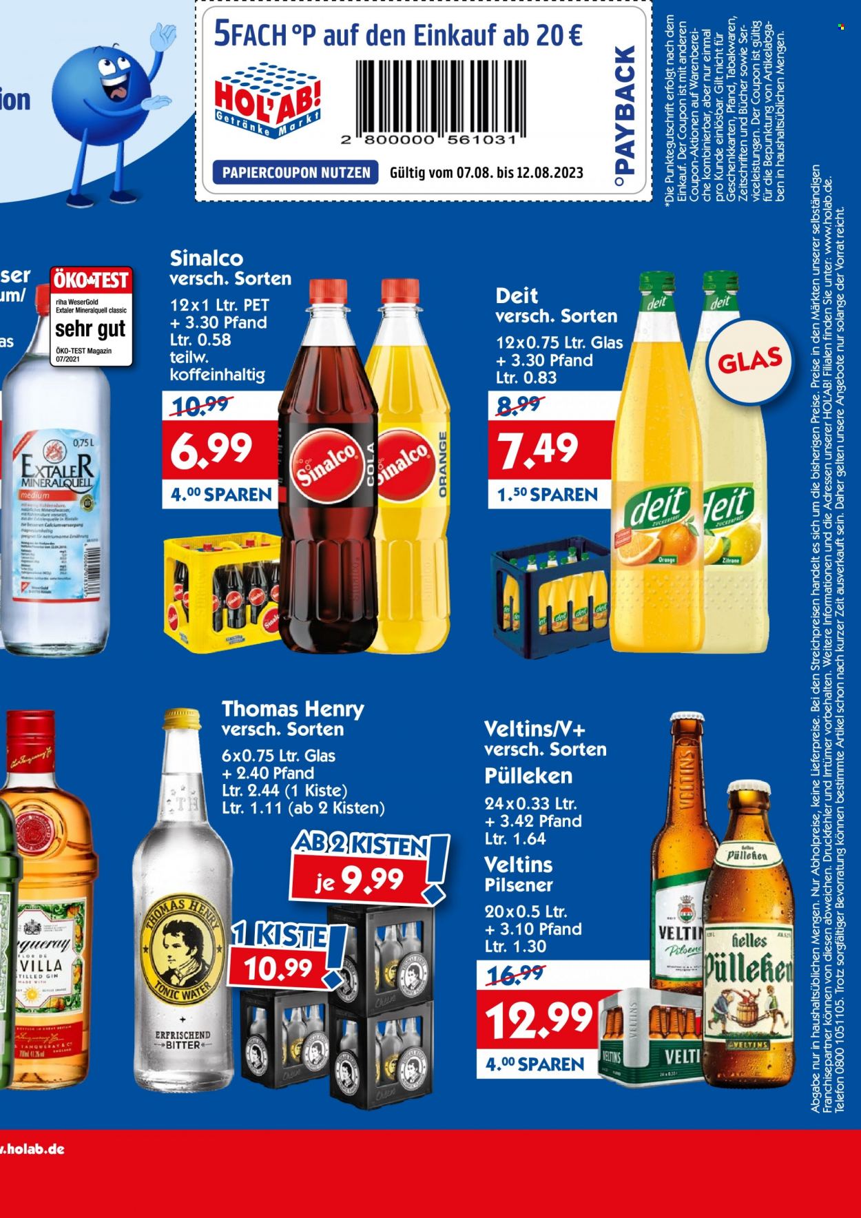 Hol'ab! Getränkemarkt Prospekte  - 7.08.2023 - 12.08.2023. Seite 3