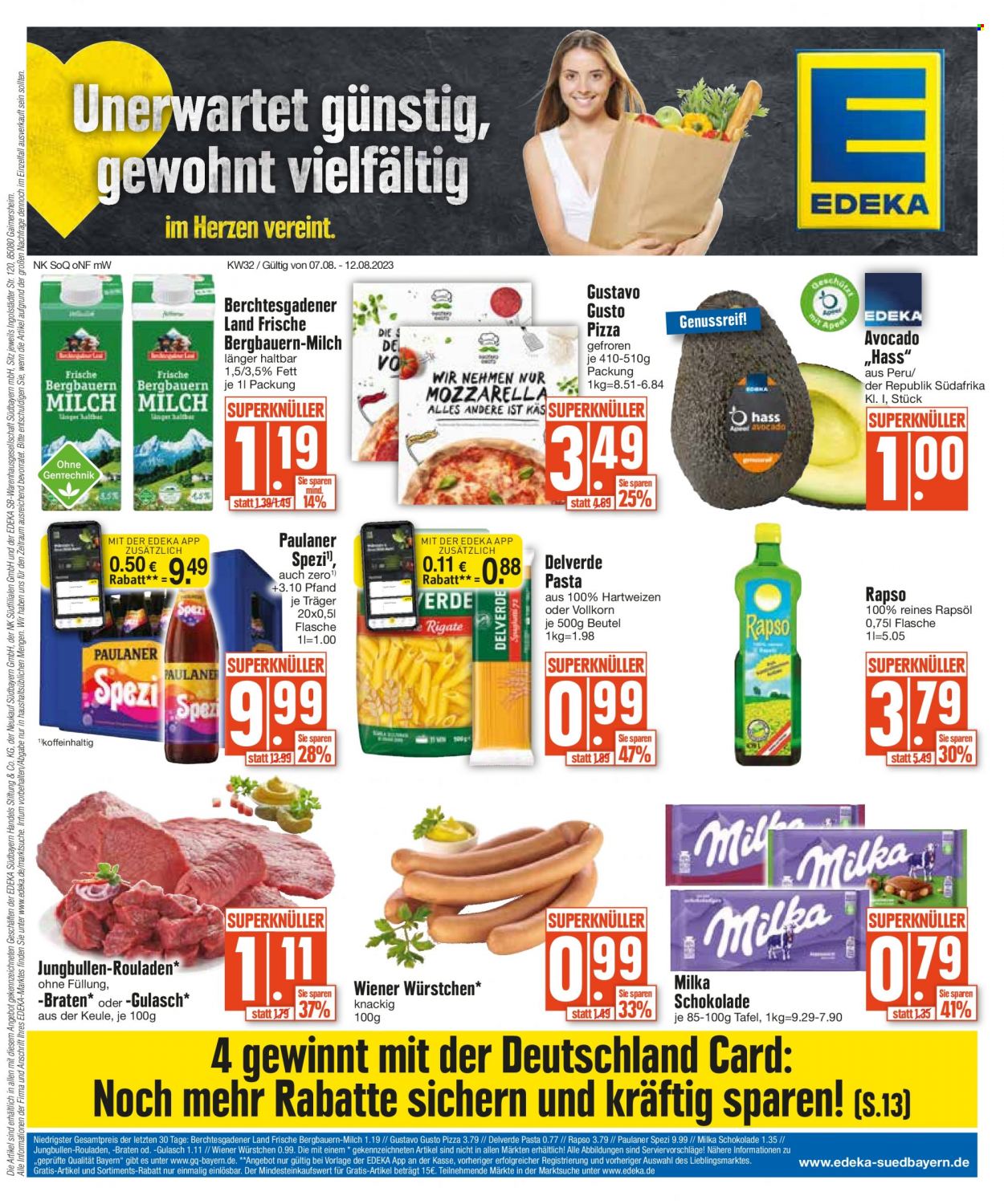 Edeka Prospekte  - 7.08.2023 - 12.08.2023. Seite 1