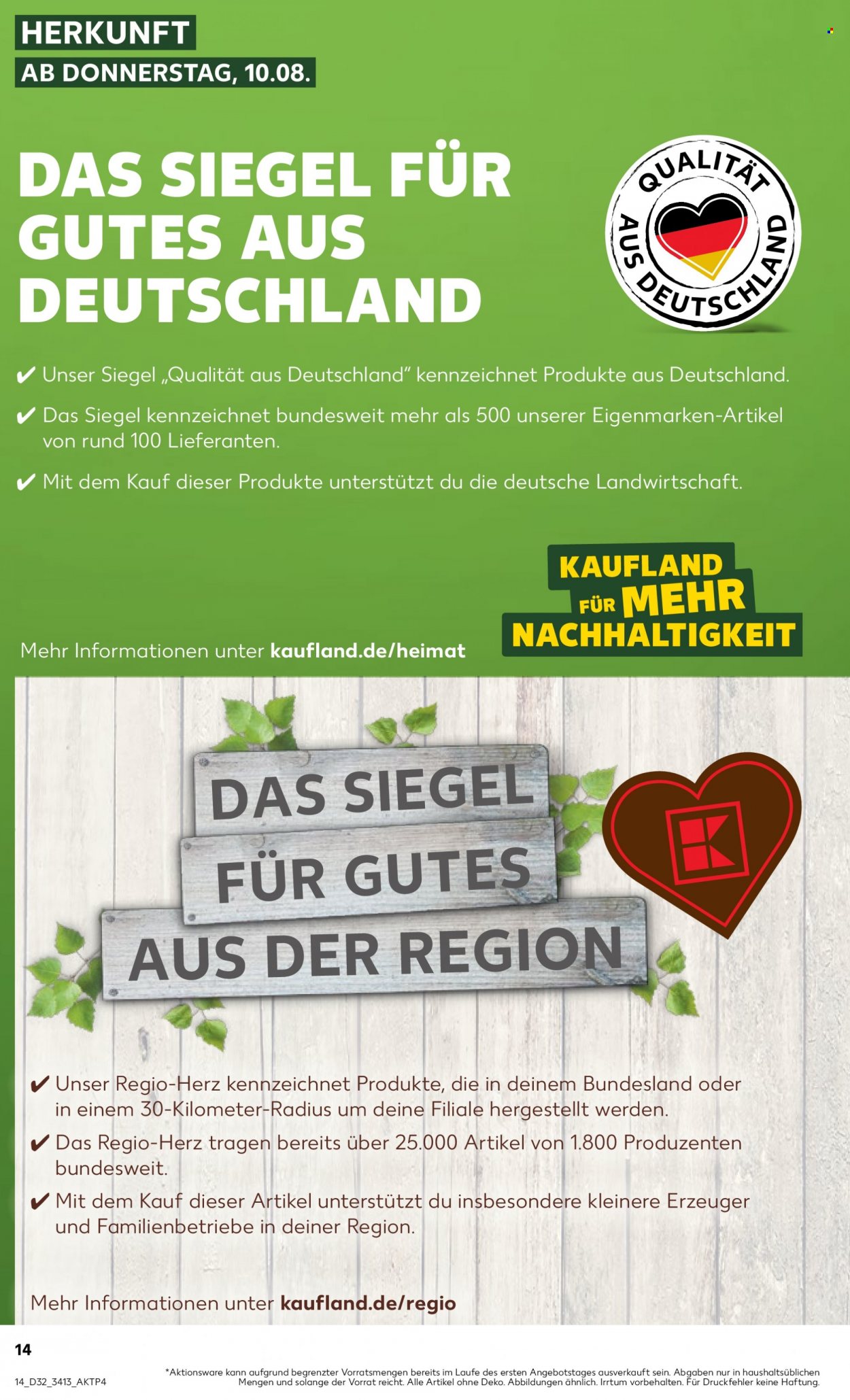 Kaufland Prospekte  - 10.08.2023 - 16.08.2023. Seite 14