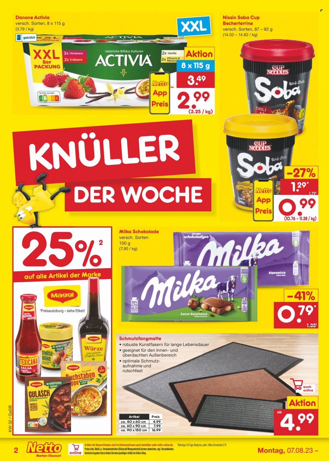 Netto Marken-Discount Prospekte  - 7.08.2023 - 12.08.2023. Seite 2