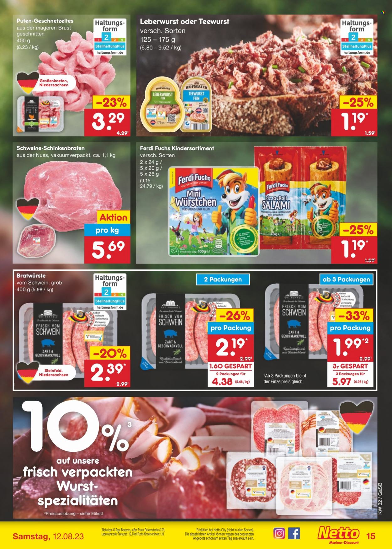 Netto Marken-Discount Prospekte  - 7.08.2023 - 12.08.2023. Seite 17