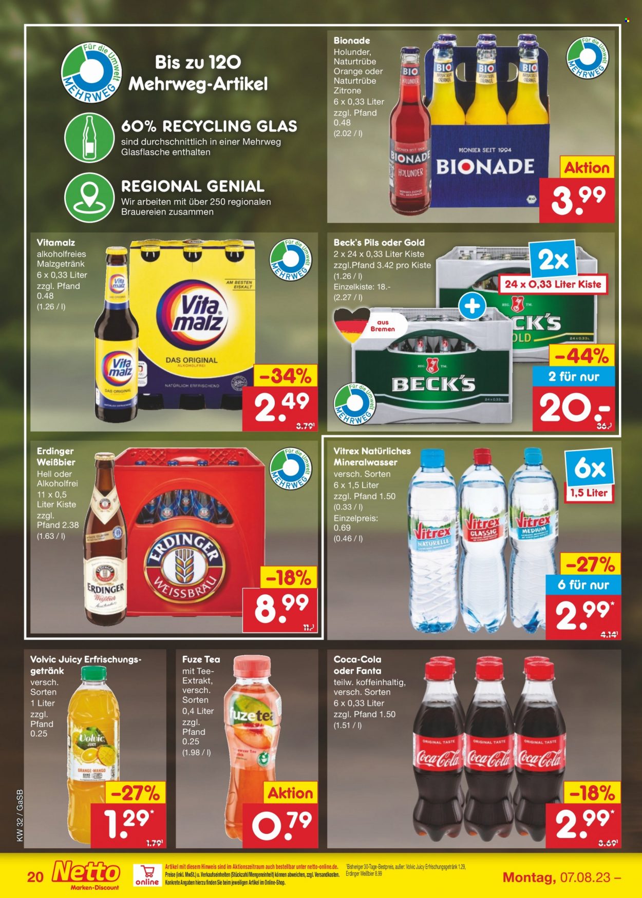 Netto Marken-Discount Prospekte  - 7.08.2023 - 12.08.2023. Seite 22