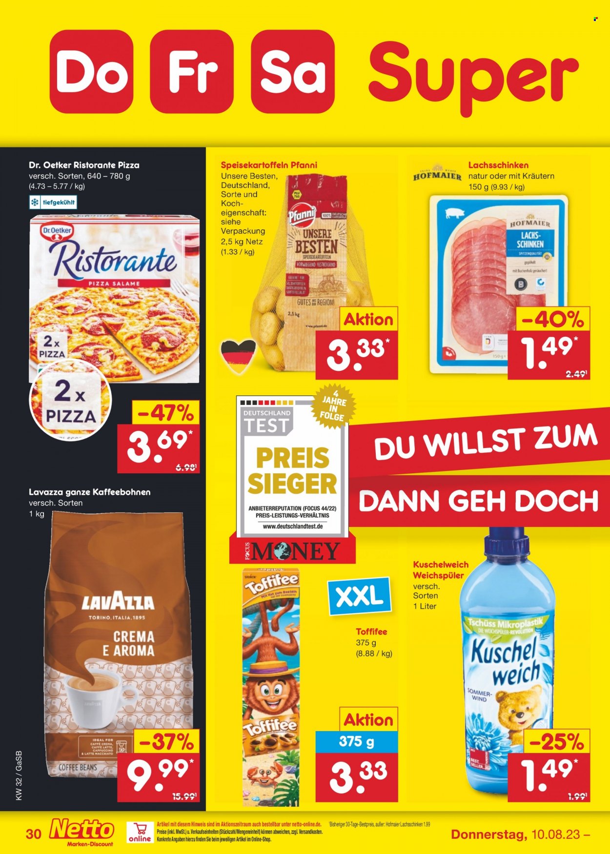 Netto Marken-Discount Prospekte  - 7.08.2023 - 12.08.2023. Seite 32