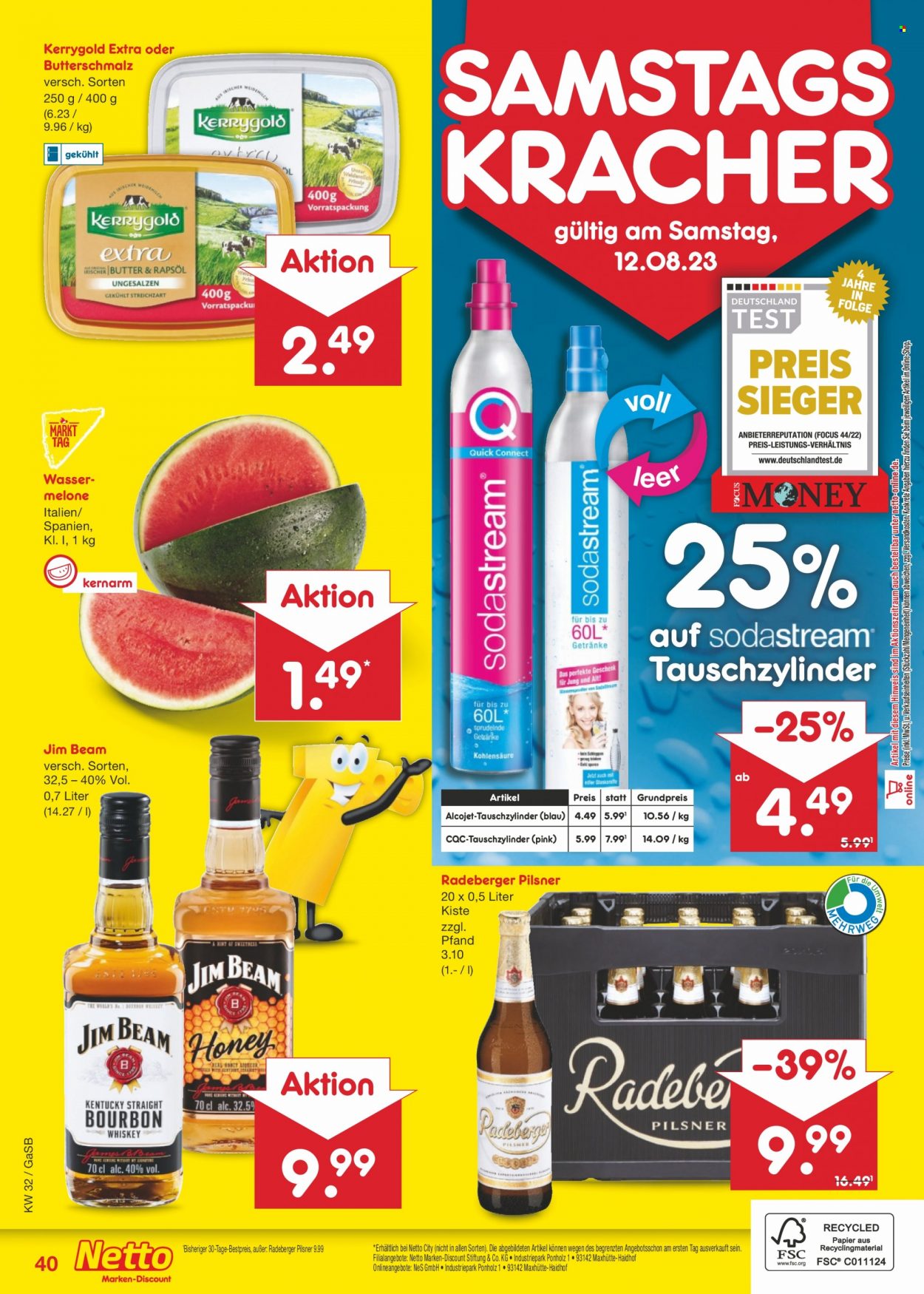 Netto Marken-Discount Prospekte  - 7.08.2023 - 12.08.2023. Seite 44