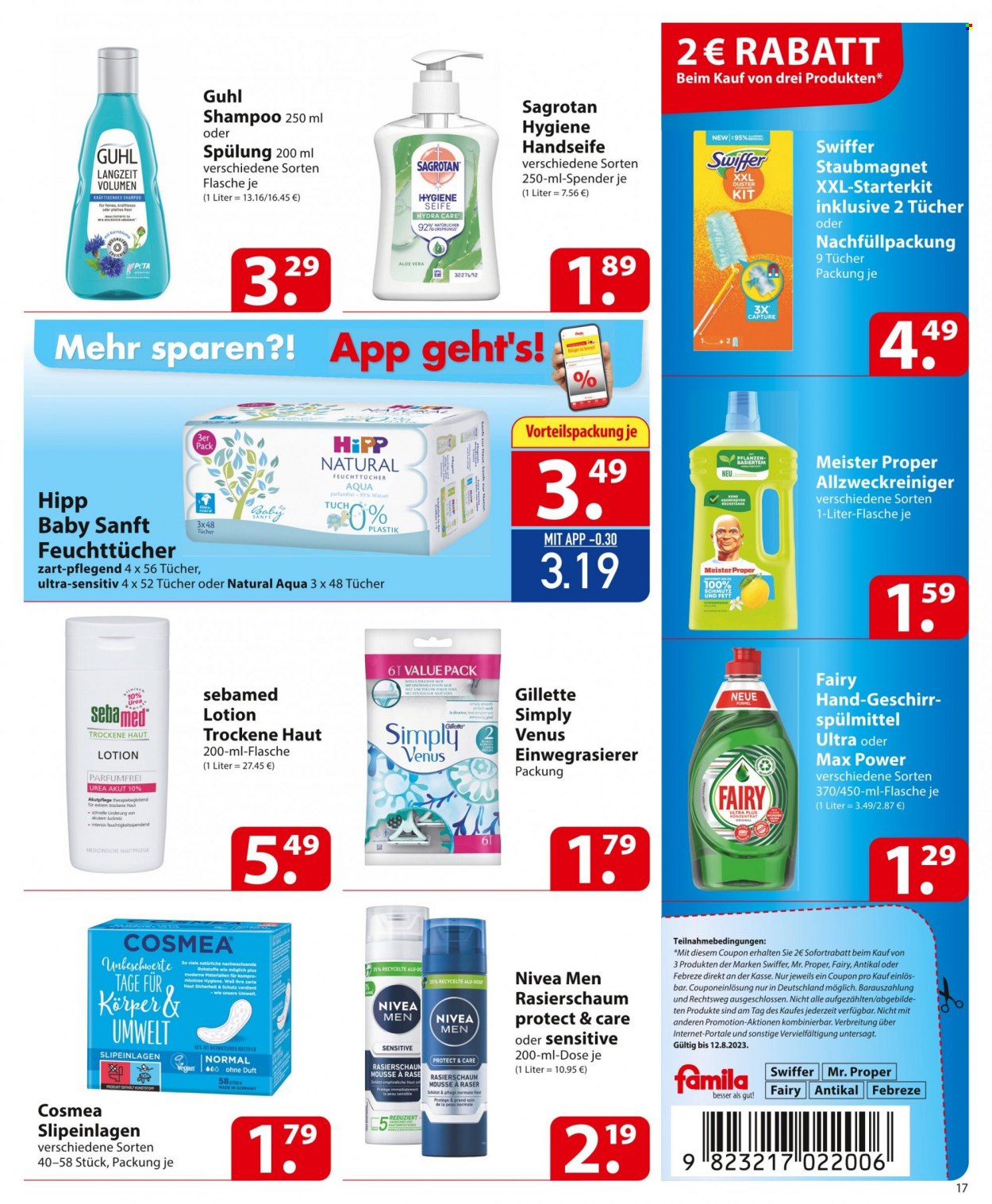 famila Prospekte  - 7.08.2023 - 12.08.2023. Seite 17