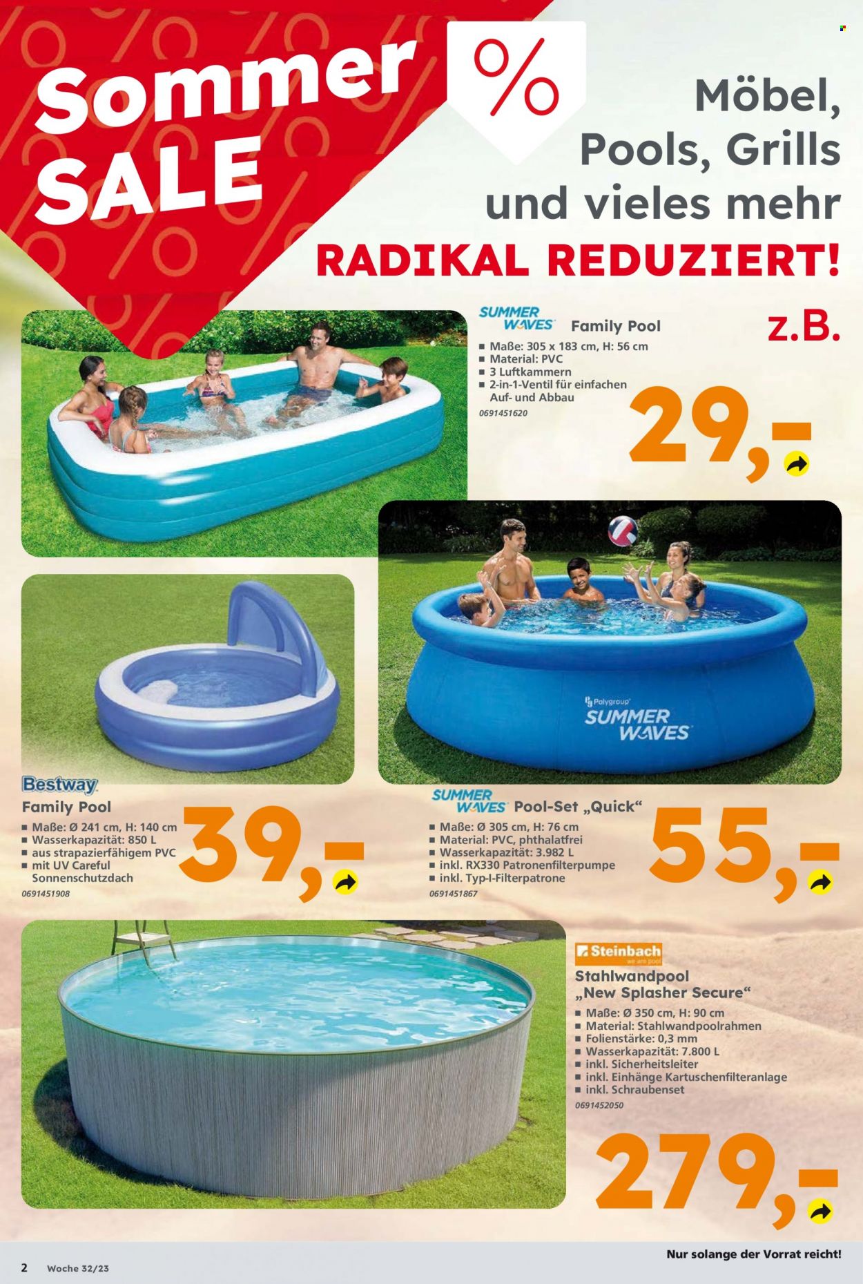 Globus Baumarkt Prospekte  - 7.08.2023 - 12.08.2023. Seite 2