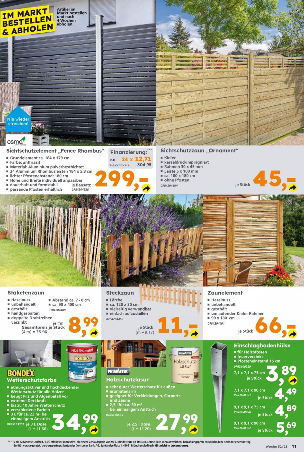 Globus Baumarkt Prospekte  - 7.08.2023 - 12.08.2023. Seite 11