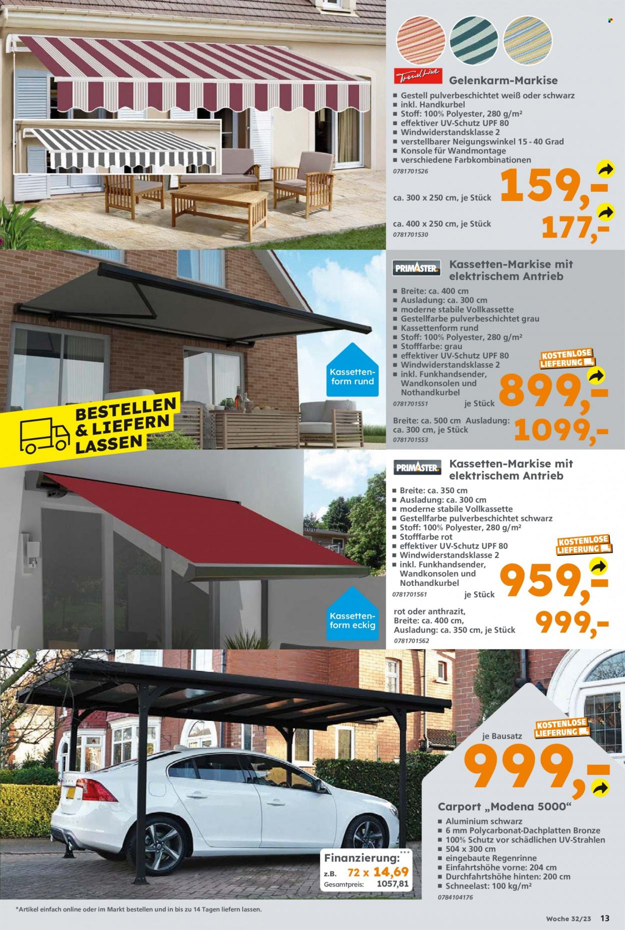 Globus Baumarkt Prospekte  - 7.08.2023 - 12.08.2023. Seite 13