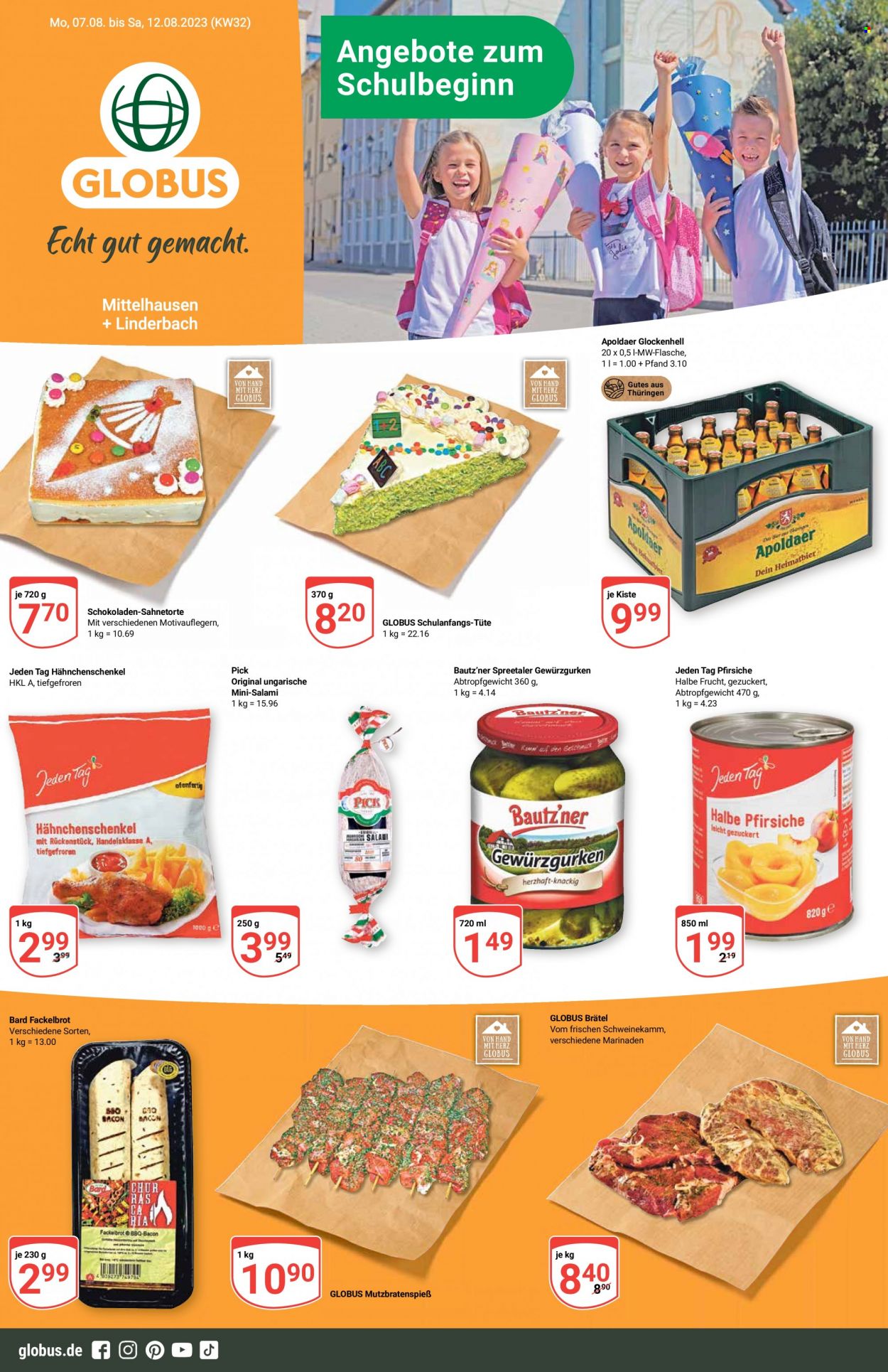 Globus Prospekte  - 7.08.2023 - 12.08.2023. Seite 1