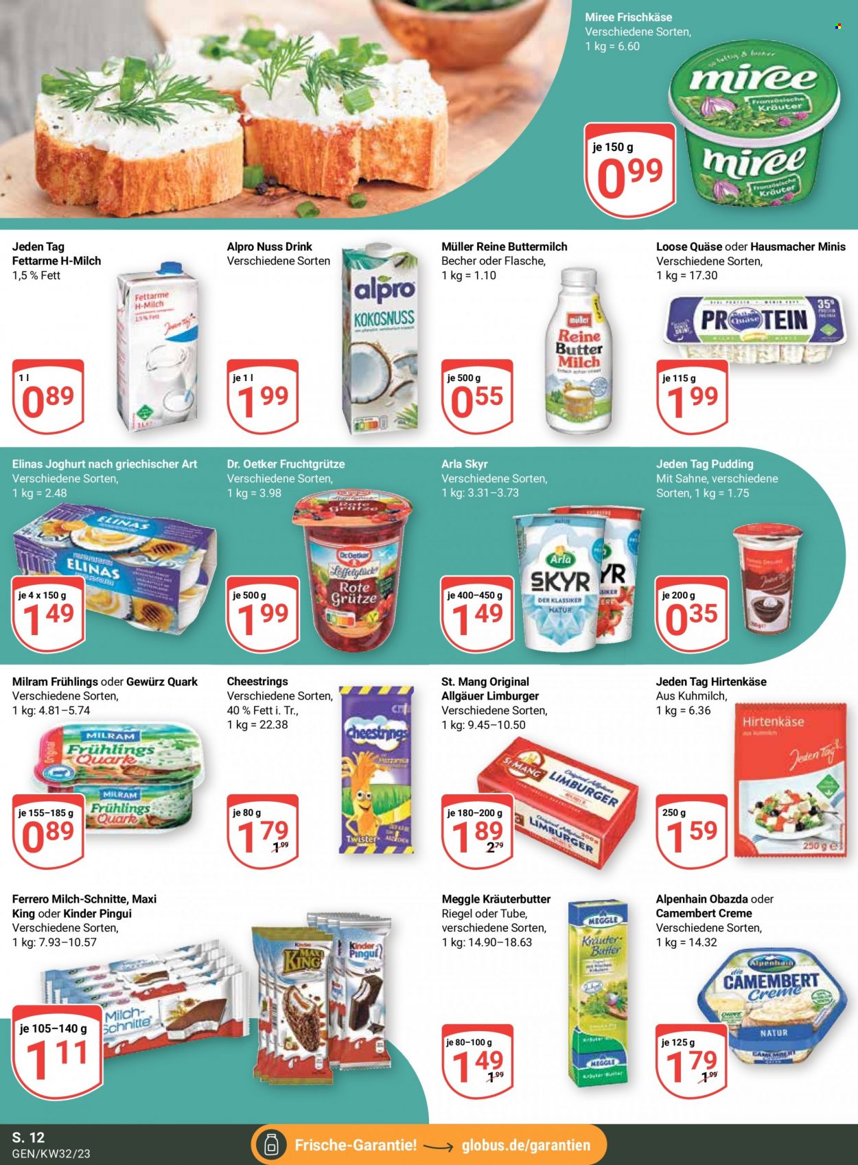 Globus Prospekte  - 7.08.2023 - 12.08.2023. Seite 14