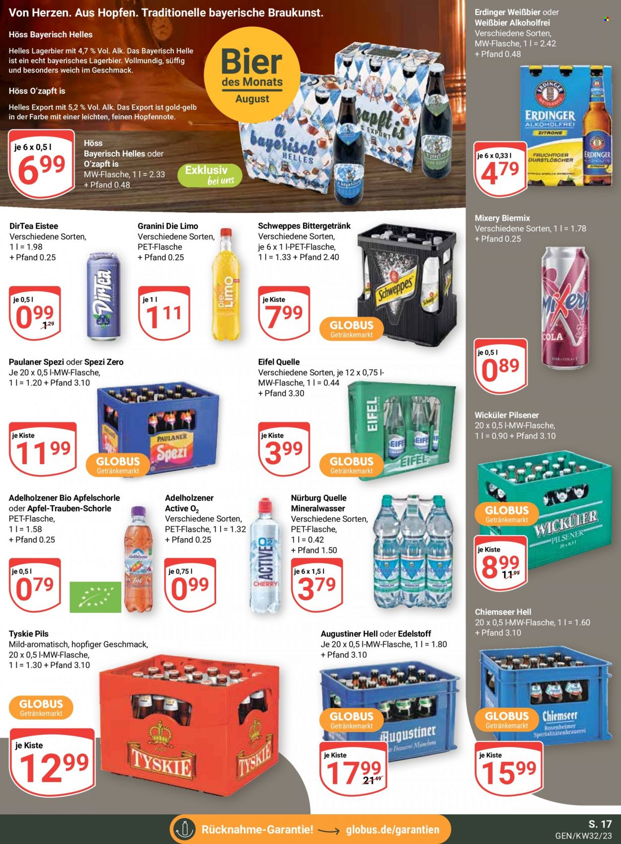 Globus Prospekte  - 7.08.2023 - 12.08.2023. Seite 19