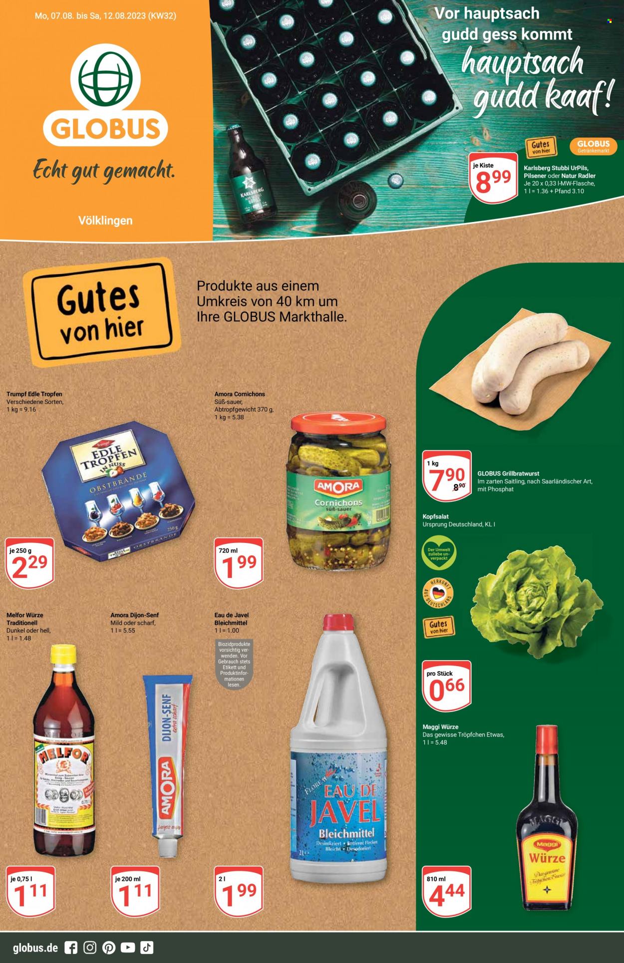 Globus Prospekte  - 7.08.2023 - 12.08.2023. Seite 1