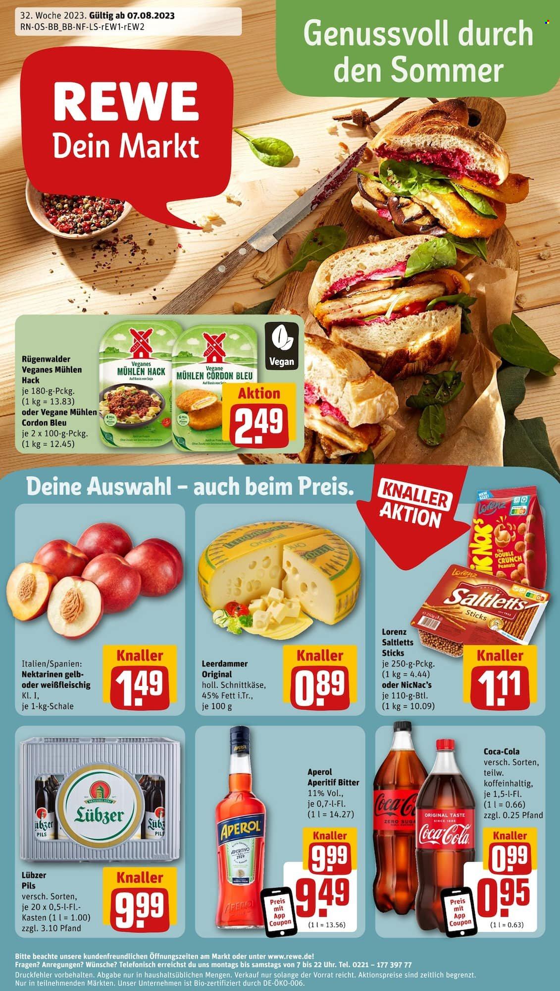 REWE Prospekte  - 7.08.2023 - 12.08.2023. Seite 1