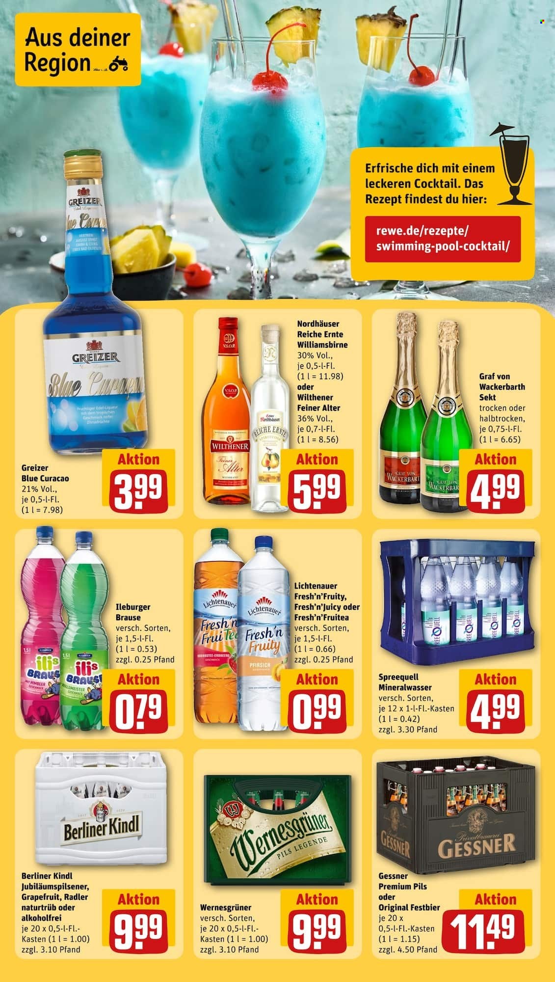 REWE Prospekte  - 7.08.2023 - 12.08.2023. Seite 19