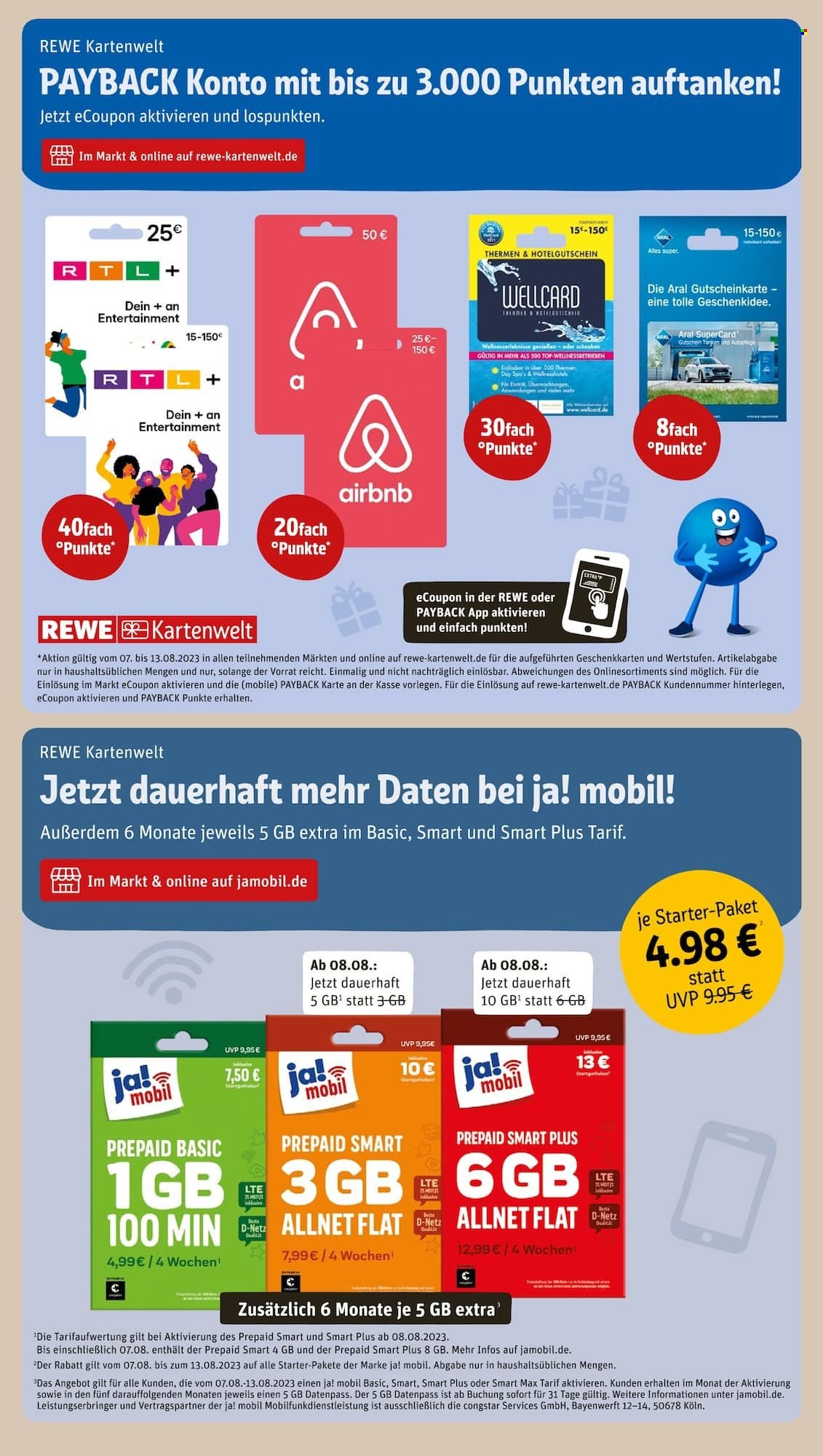 REWE Prospekte  - 7.08.2023 - 12.08.2023. Seite 30