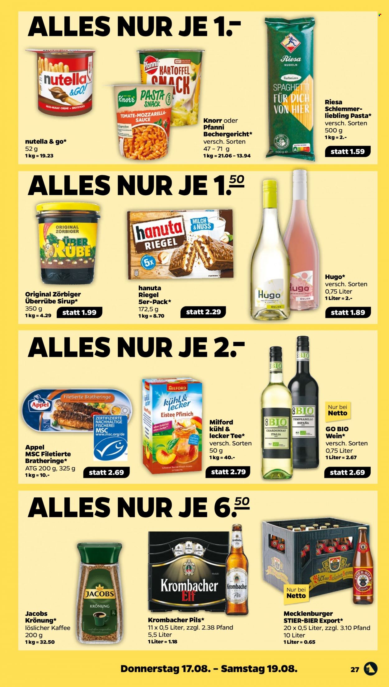 Netto Prospekte  - 14.08.2023 - 19.08.2023. Seite 27