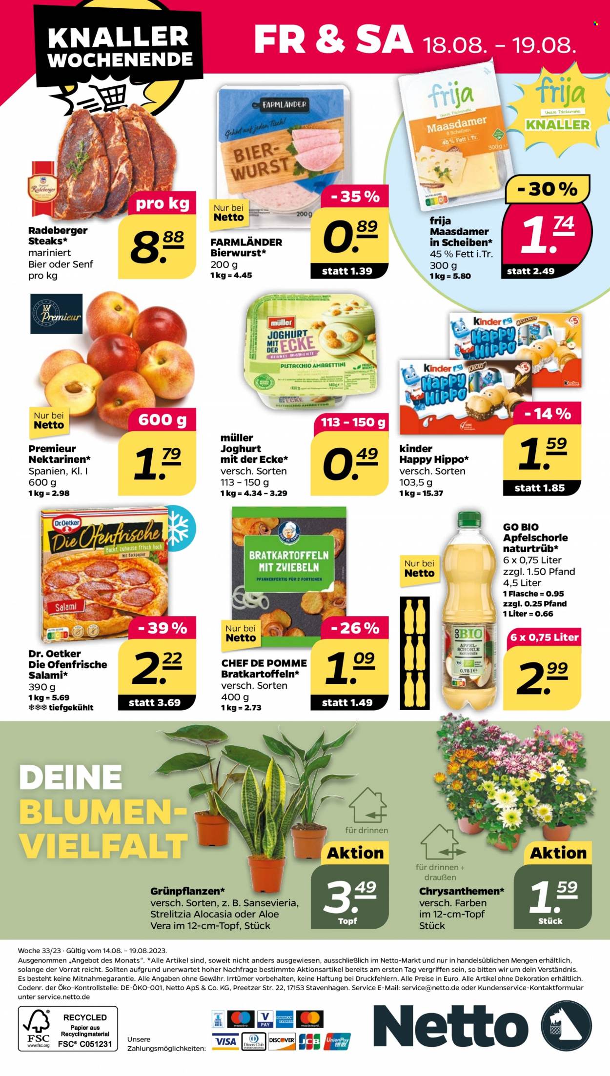 Netto Prospekte  - 14.08.2023 - 19.08.2023. Seite 28