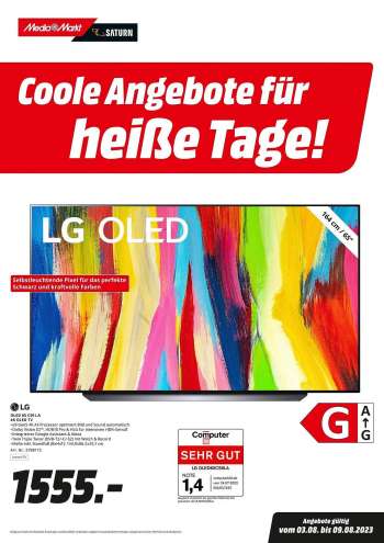 Prospekte MediaMarkt - 3.08.2023 - 9.08.2023.